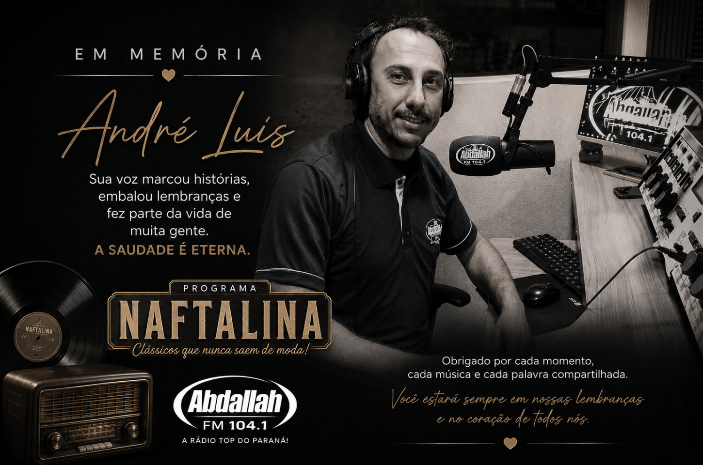 ANDRÉ LUIS EM MEMÓRIA